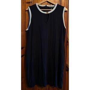 Lauren Ralph Lauren  navy blue sleeveless dress sailor minimalist size XL